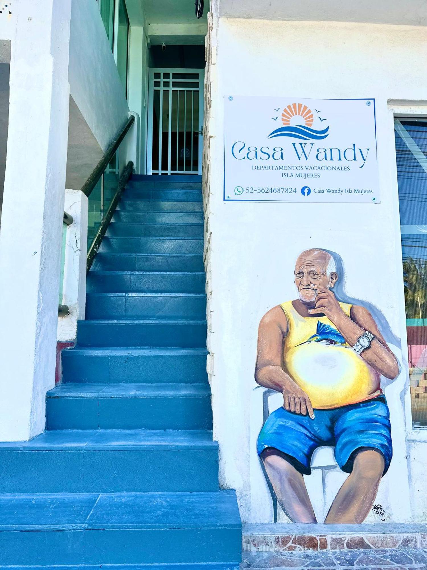 イスラ・ムヘーレスCasa Wandyアパートメント エクステリア 写真